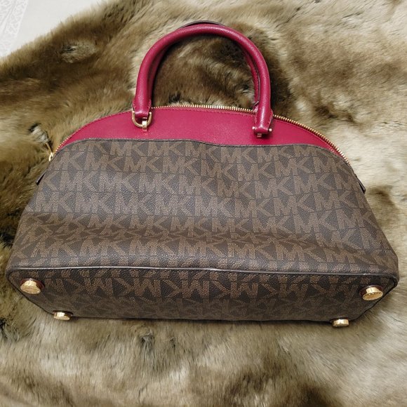 Michael Kors Logo Satchel - Picture 3 of 6